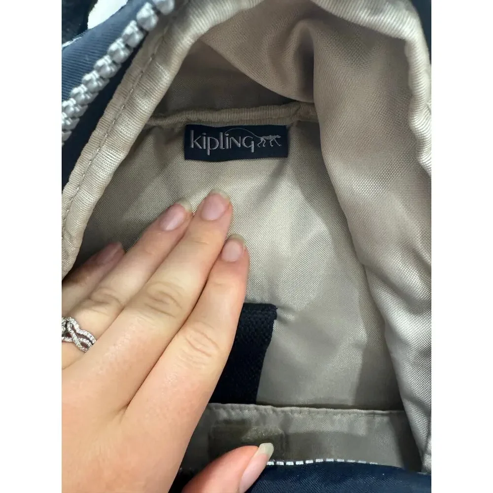 Kipling Women's Seoul XL Laptop Backpack Navy EUC